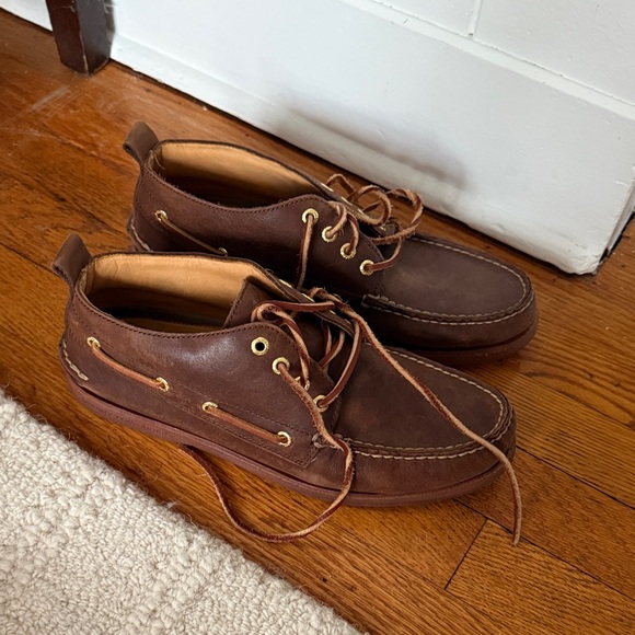 Sperry Men's Dark Brown Boat Shoes - Picture 3 of 4